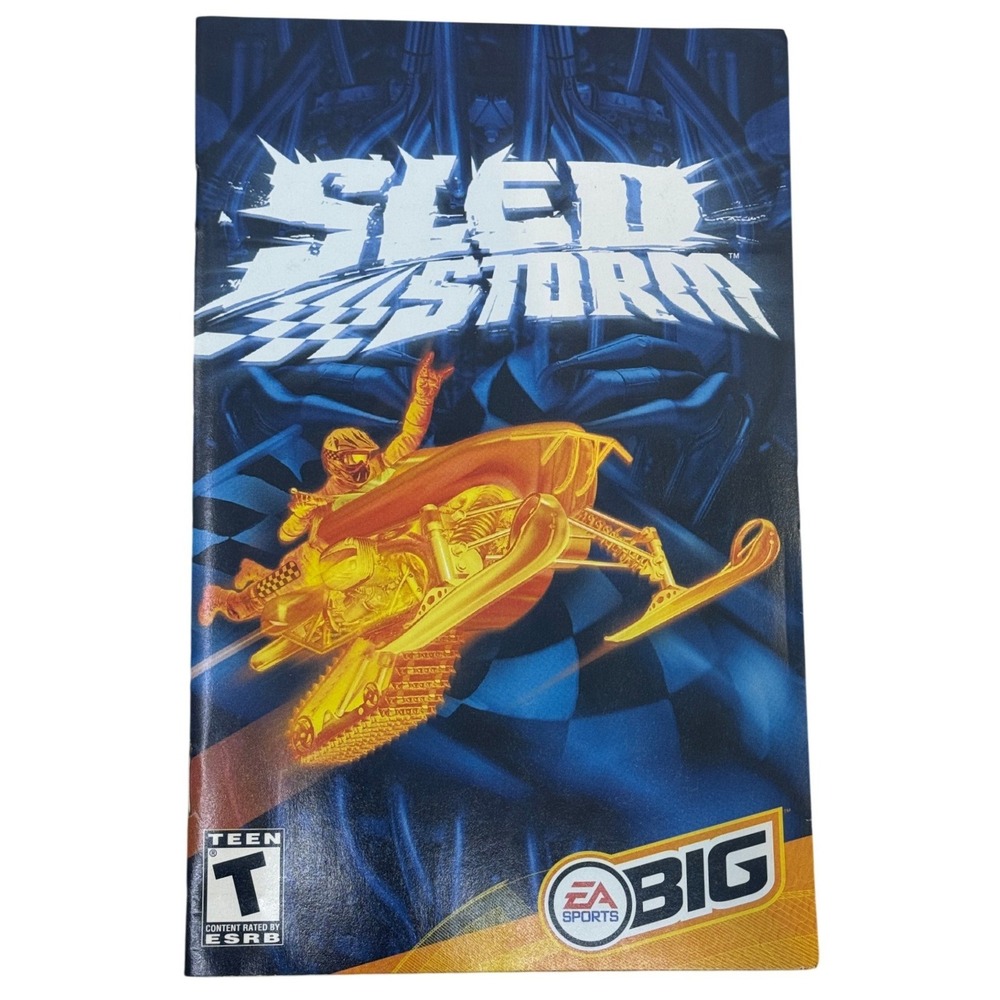 Sled Storm EA Sports BIG PlayStation 2 PS2 Video Game Manual Only